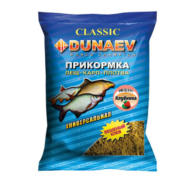 Прикормка Dunaev Classic (универсальная клубника)