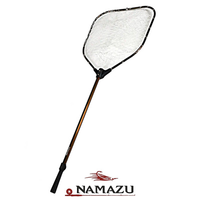 Подсачек Namazu складной телескопич, квадратный складной обод, леска (70×70×80см)