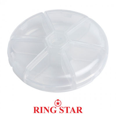 Коробка Ring Star PT-85 (85×85×23мм, 6отд.6+0пер.)