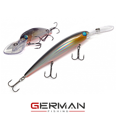 Воблер German GG Bandit 120F XDD (C124 черный хром)