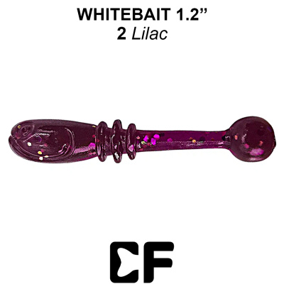 Слаг CF Whitebait 1.2" (84-30-2-6 lilac Кальмар)