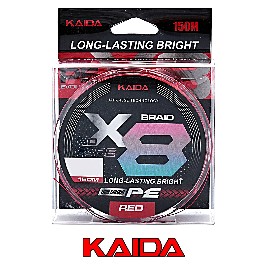 Плетёный шнур Kaida No Fade X8 150м Red Fantom 00