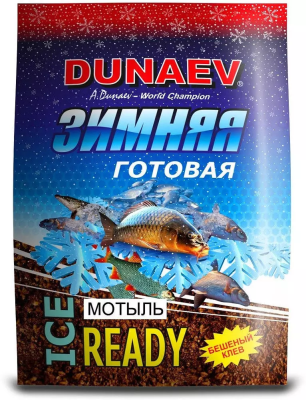 Прикормка Dunaev Ice Ready (мотыль)