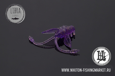 Нимфа Libra Lures Pro Nymph Сыр 18mm (020 purple with glitter)