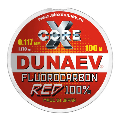 Флюорокарбон Dunaev Red 100m (0,117, 1,17kg)