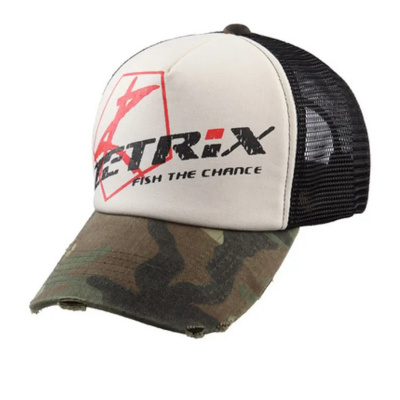 Бейсболка Zetrix Cap camo beak, black mesh (ZC-1601)