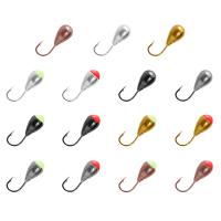 Мормышка LumiCom вольфрам Капля с отверстием (гальваника) 00