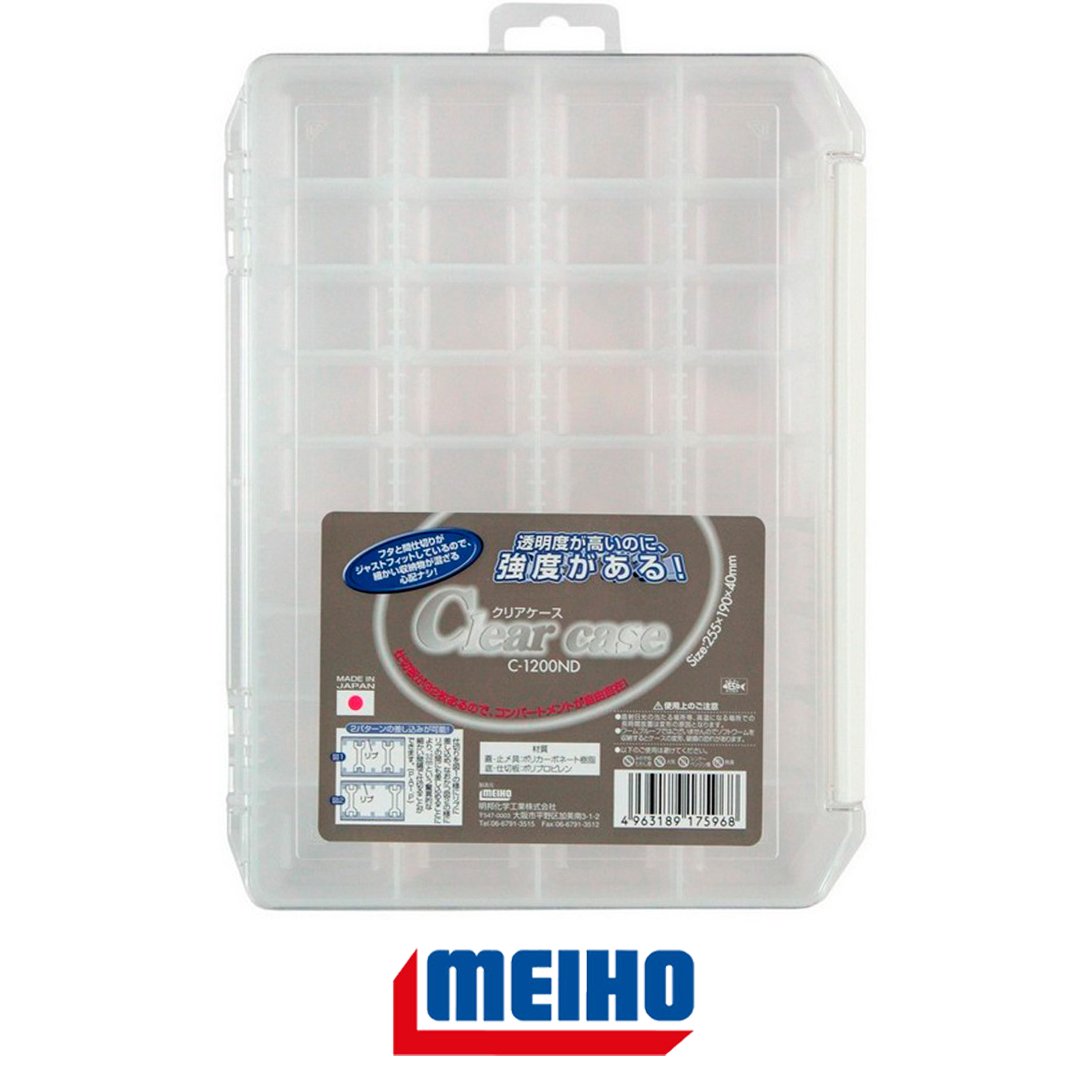 Коробка Meiho Clear Case 1200 01