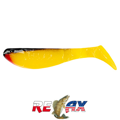 Виброхвост Relax Kopyto 2.5" Standart (S061 black yellow)