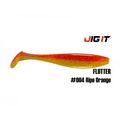 Виброхвост Jig It Flutter 4.4 Squid (004 ripe orange)