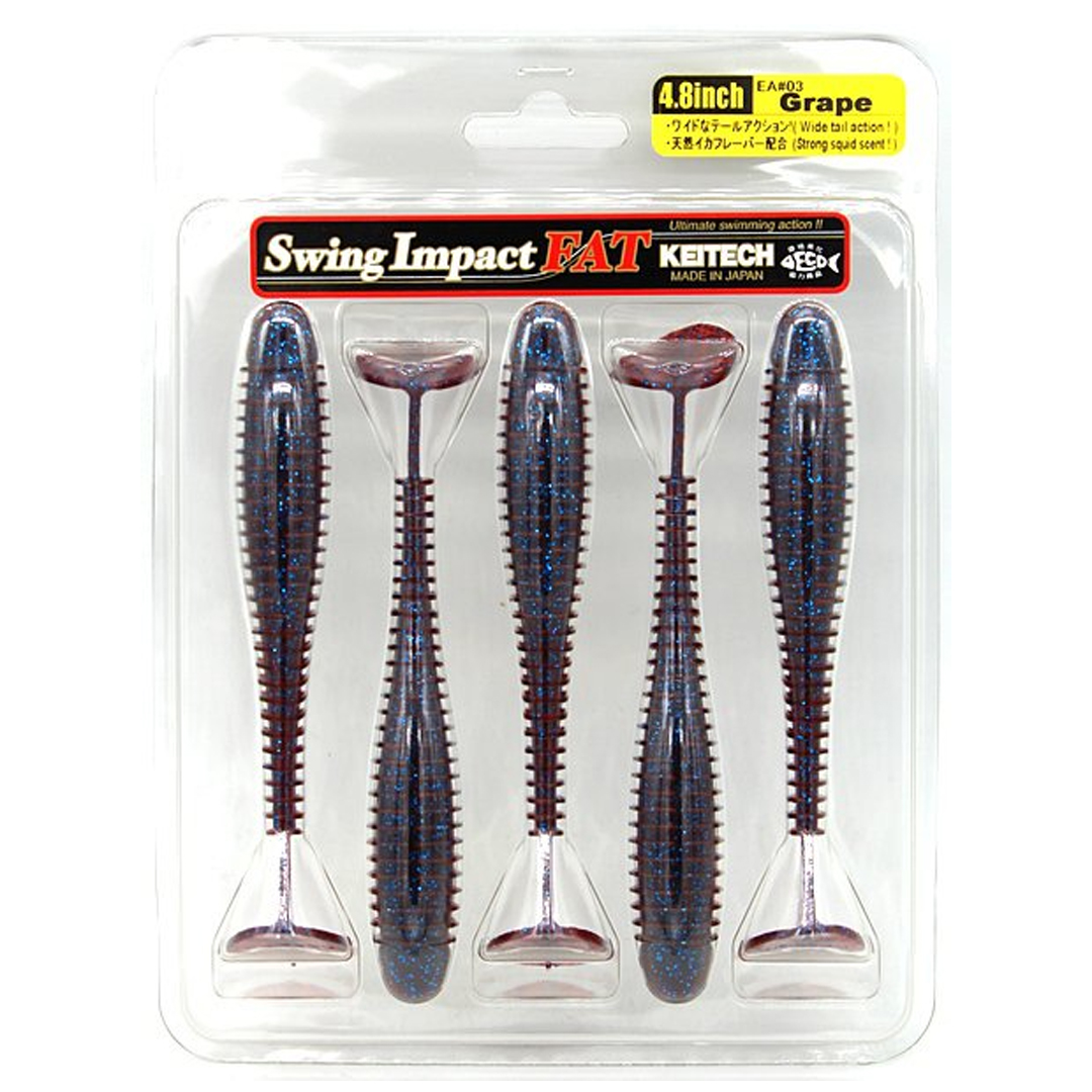 Виброхвост Keitech Swing Impact Fat 4.8 00 упаковка