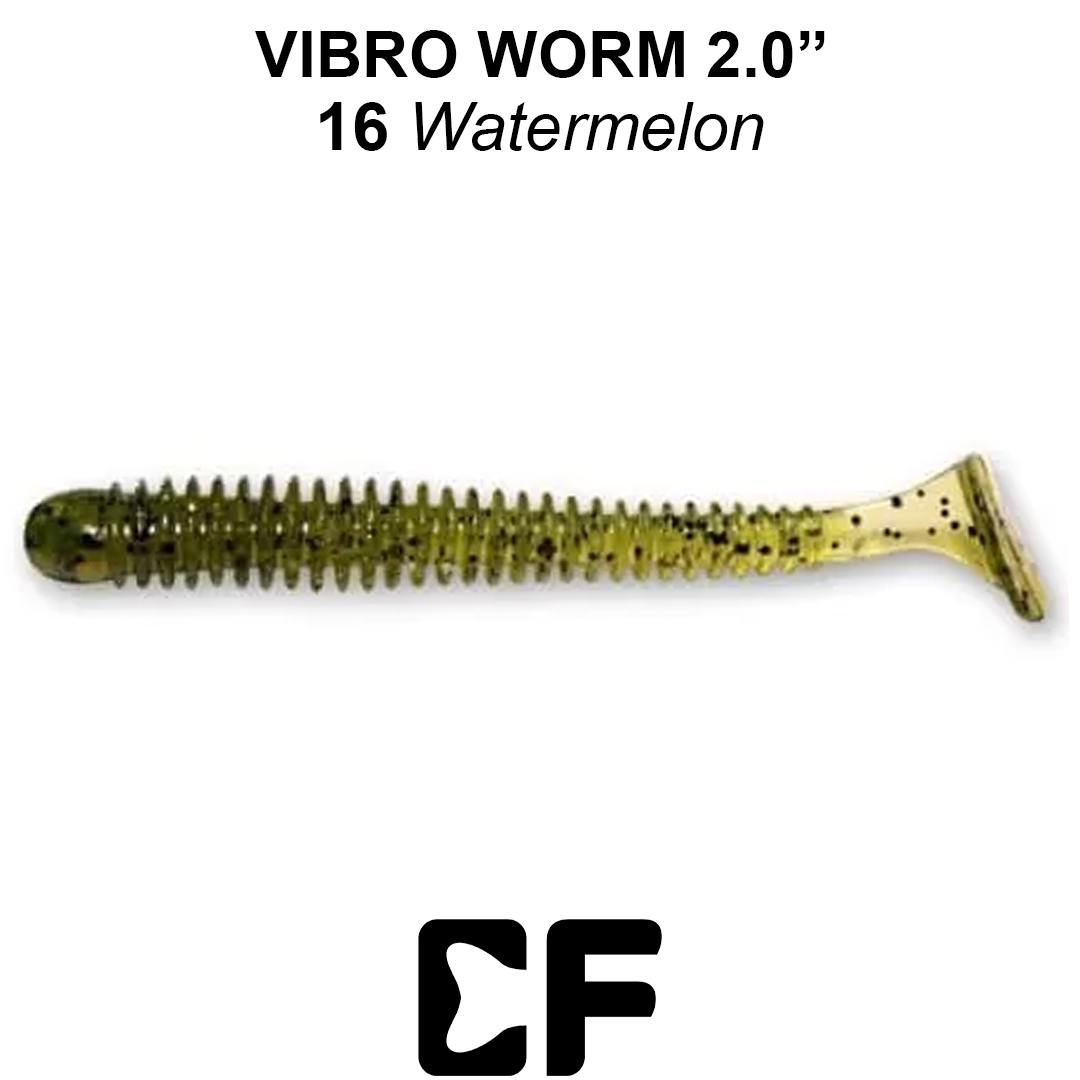 Виброхвост Crazy Fish Vibro Worm 2.0 16 0