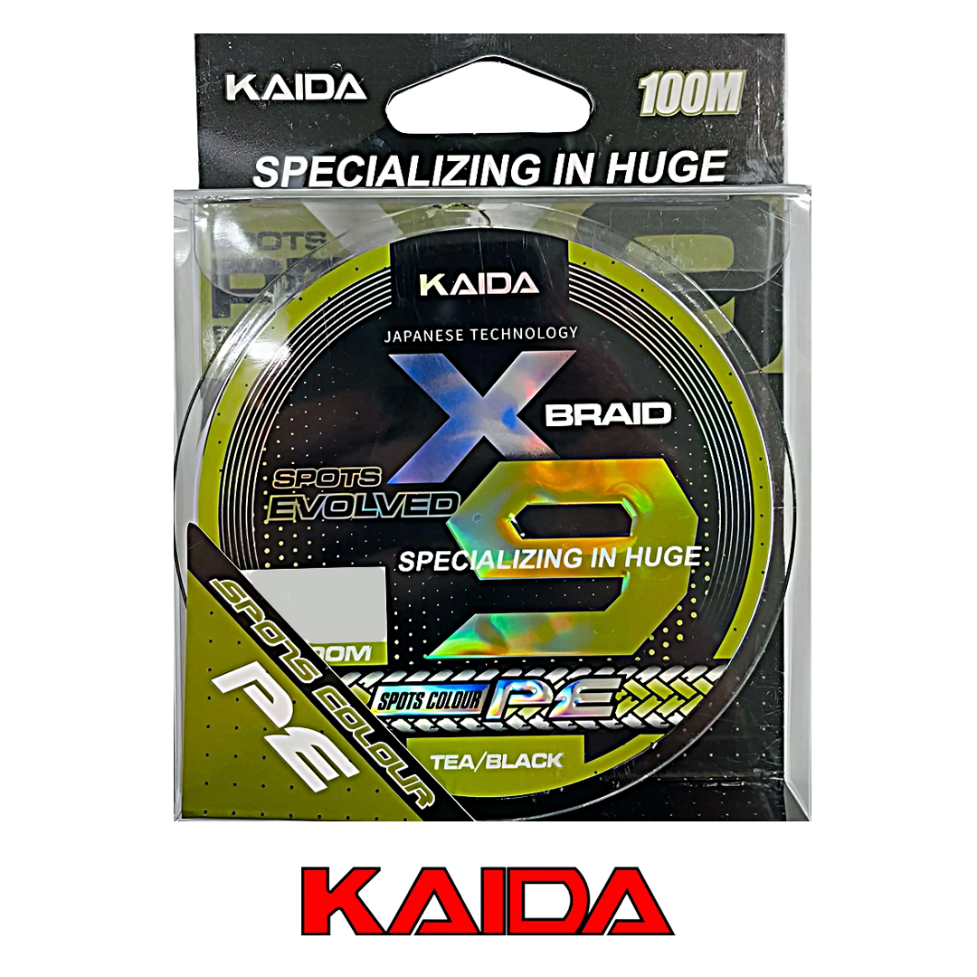 Плетёный шнур Kaida Spots Evolved X9 100м Dark Green 00