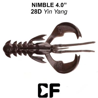 Рак CF Nimble 4.0" (43-100-28d-6 yin yang Кальмар)