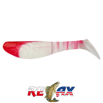 Виброхвост Relax Kopyto 3.0" Standart (S003 red white)