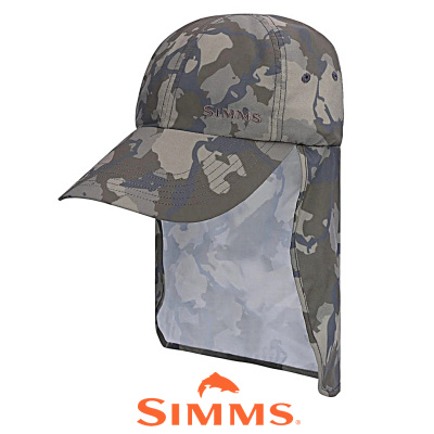 Кепка Simms SuperLight Sunshield Cap (Regiment Camo Olive Drab)