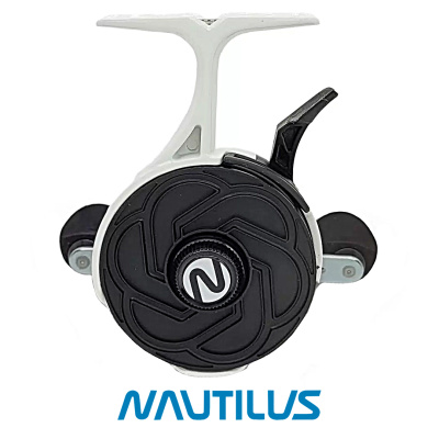 Катушка зимняя Nautilus Lira White (N-Lira, 2.5:1, 3+1bb, 176гр.white black левая)