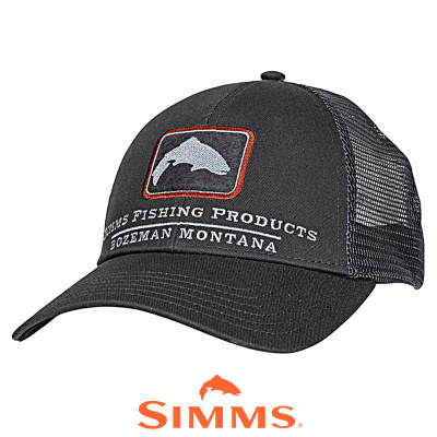 Кепка Simms Trout Icon Trucker (Carbon)