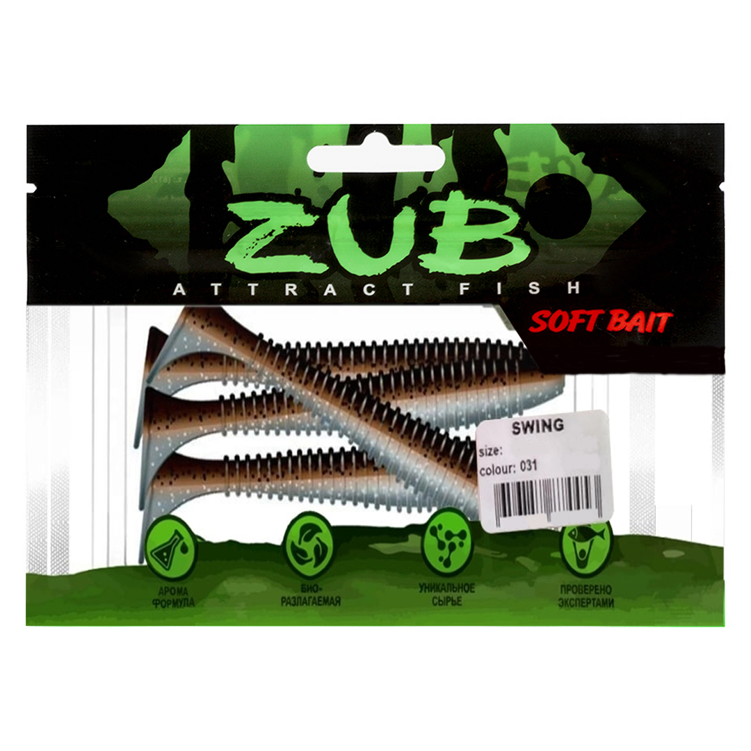 Твистер ZUB Swing 3,4-4,7 031 01