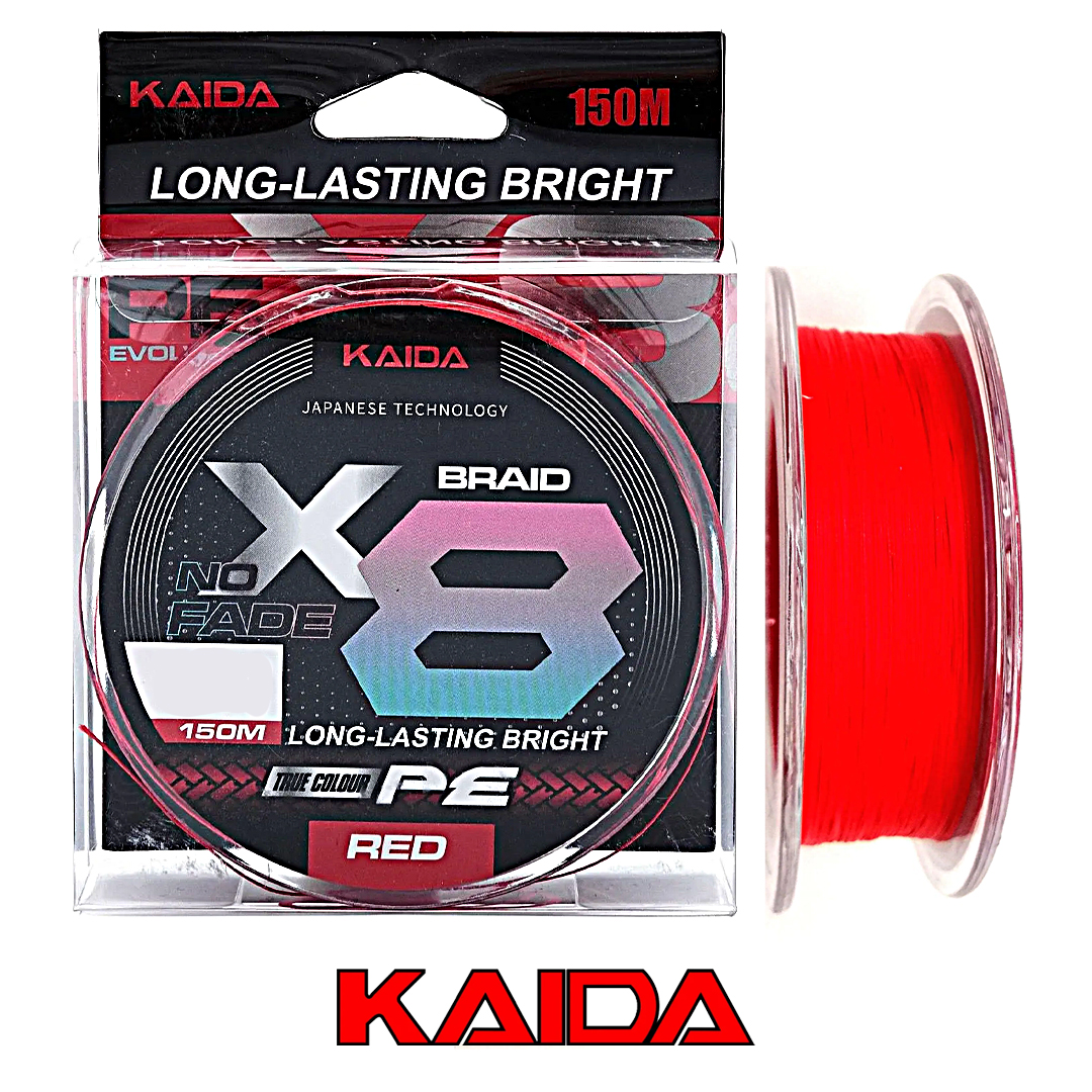 Плетёный шнур Kaida No Fade X8 150м Red Fantom 01
