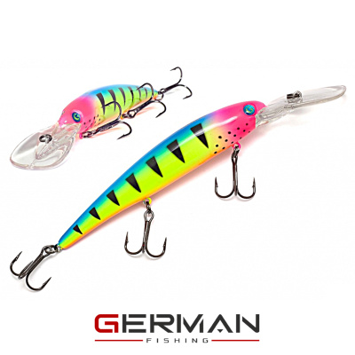 Воблер German GG Bandit 120F XDD (C237 попугай)