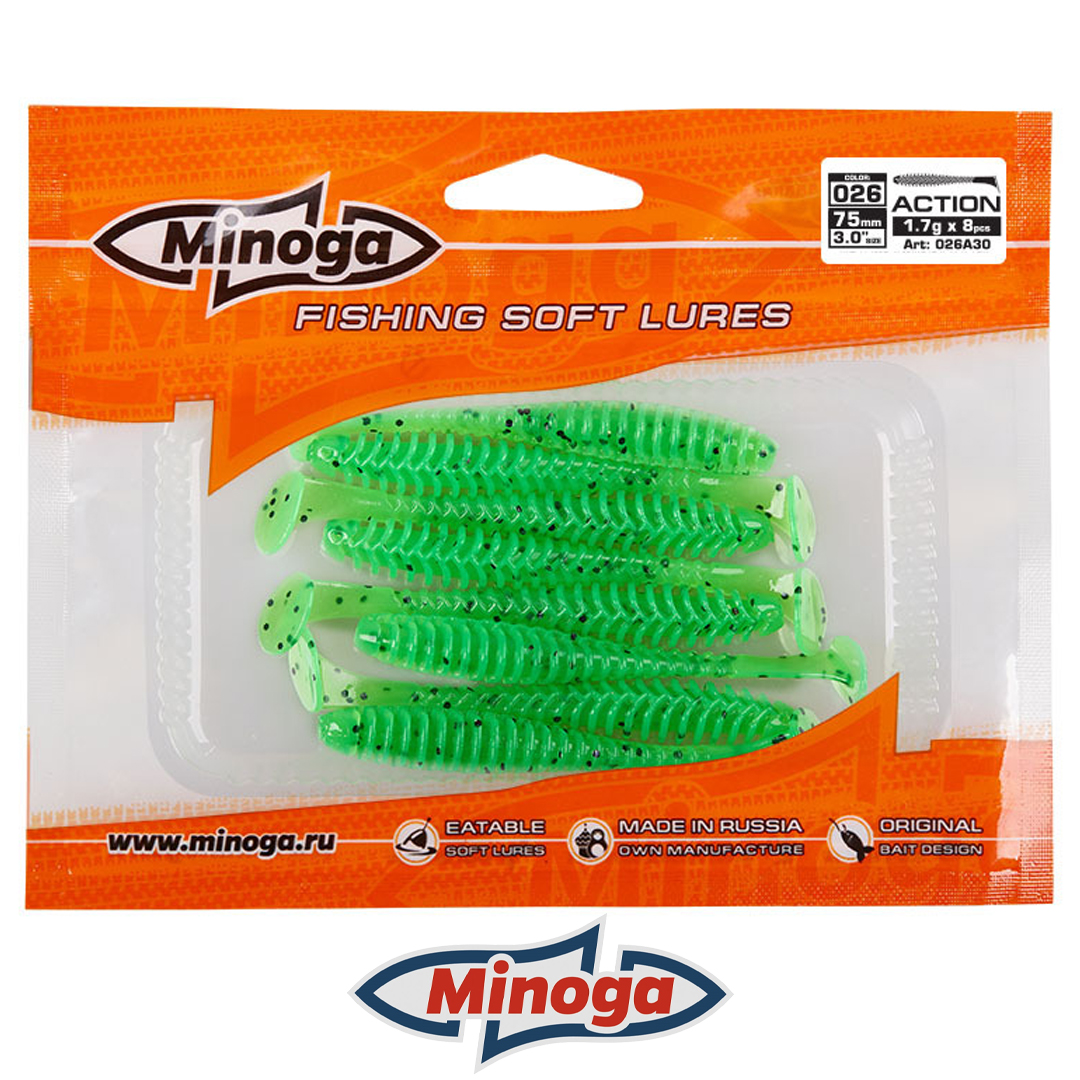 Виброхвост Minoga Action 026 3