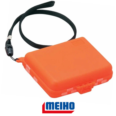 Коробка Meiho Fly Box FB-20 (127×104×34мм, раскл.12-15отд.+4пер.оранжевый)