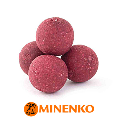 Бойлы Minenko Soluble пылящие 20мм (Crab & Chilli (краб и перец чили))