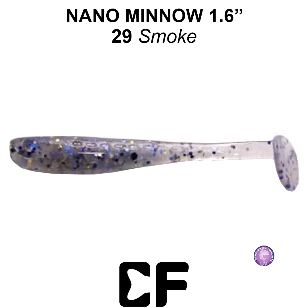 Виброхвост Crazy Fish Nano Minnow 1.6 29 0