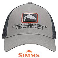 Кепка Simms Trout Icon Trucker Cinder 00