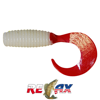 Твистер Relax  3/4" Standart (TS048 red white)