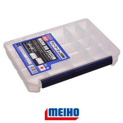 Коробка Meiho Free Case 1200 (1200ND, 255×190×40мм, 4-36отд.+16пер.)