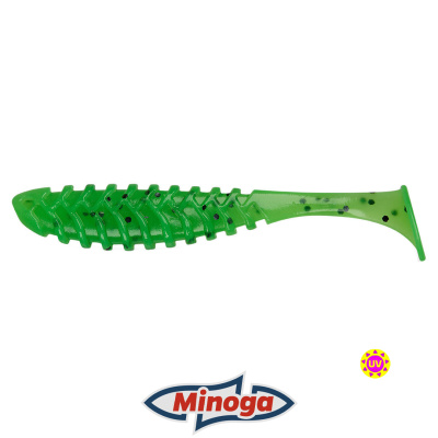 Виброхвост Minoga Cooper 3.0" (026 UV лайм)