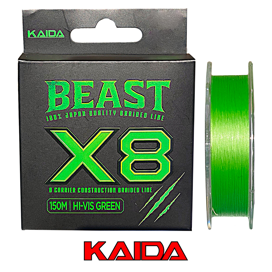 Плетёный шнур Kaida Razor Beast 8X 150м Green 01