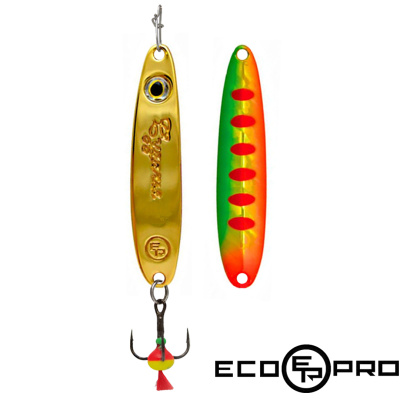 Блесна EcoPro Судачья с глазком 70 (RGR)