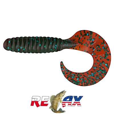 Твистер Relax 5.0" Standart (TS139 motor oil-blue glitter)