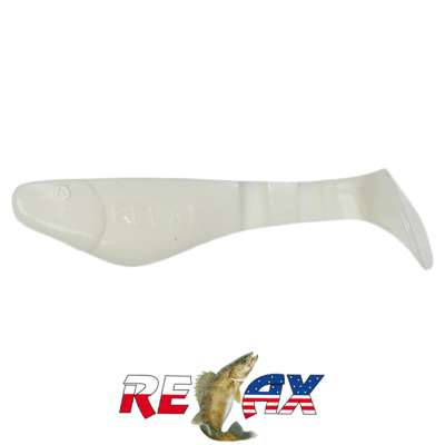 Виброхвост Relax Kopyto 2.0" Standart (S001 white)