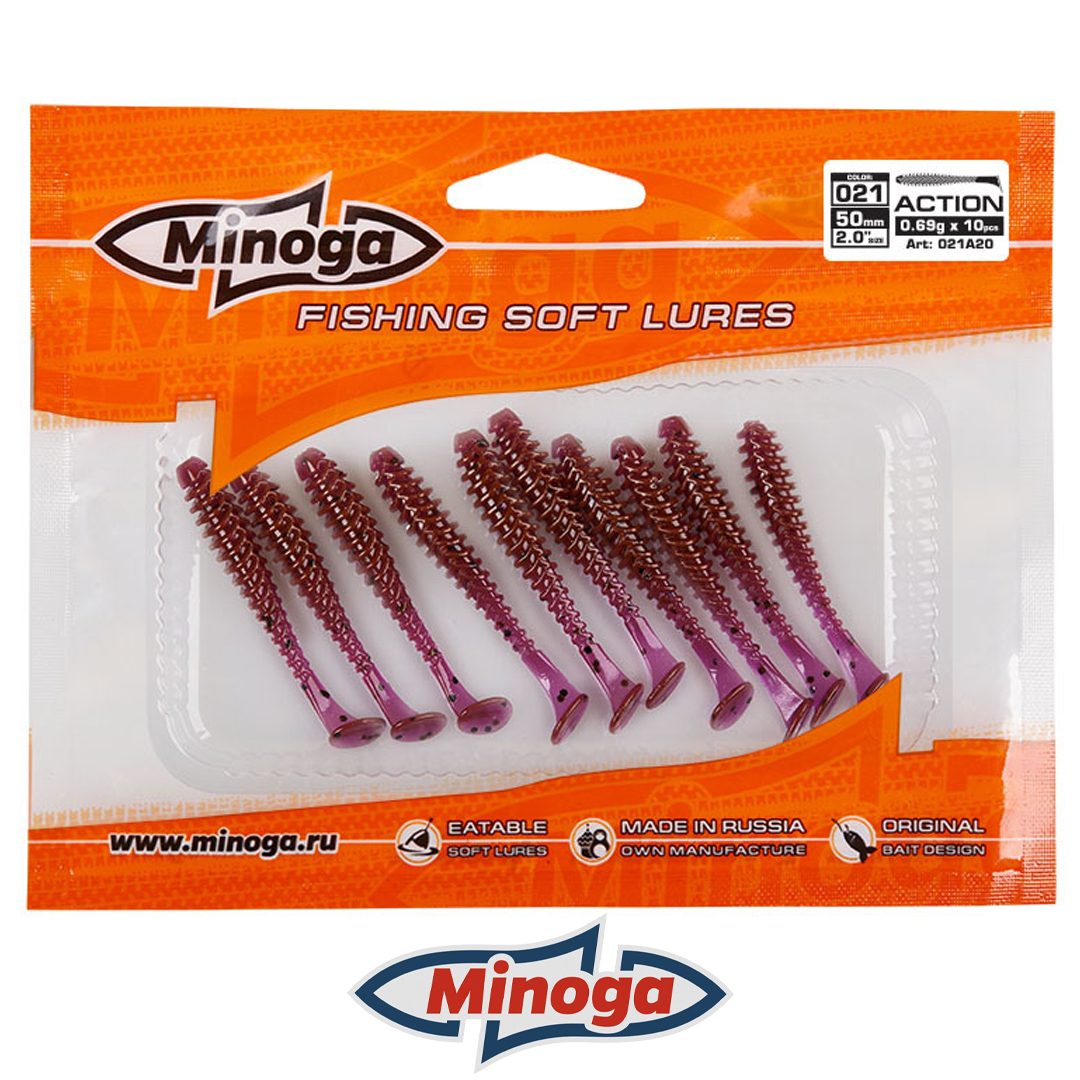 Виброхвост Minoga Action 2.0 021 3