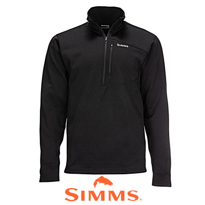 Пуловер Simms Thermal 1/4 Zip Top (Black, L)