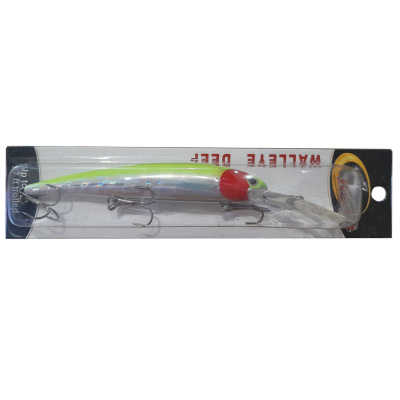 Воблер Kama Walleye Deep (K25 chrome grass green back)