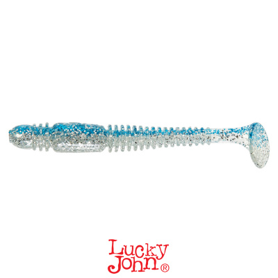Виброхвост Lucky John Tioga 2.4" (T05 crystal blue)