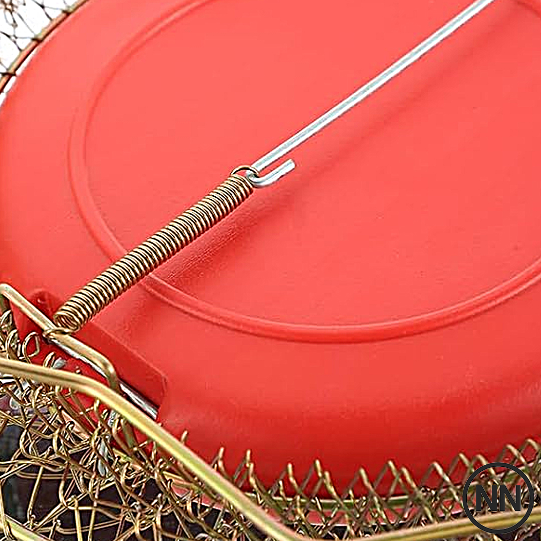 Садок металлическая сетка с поплавками 04