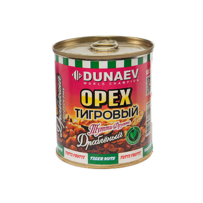 Добавка Dunaev для прикормки м/банка 320g (тигровый орех дробленый тутти-фрутти)