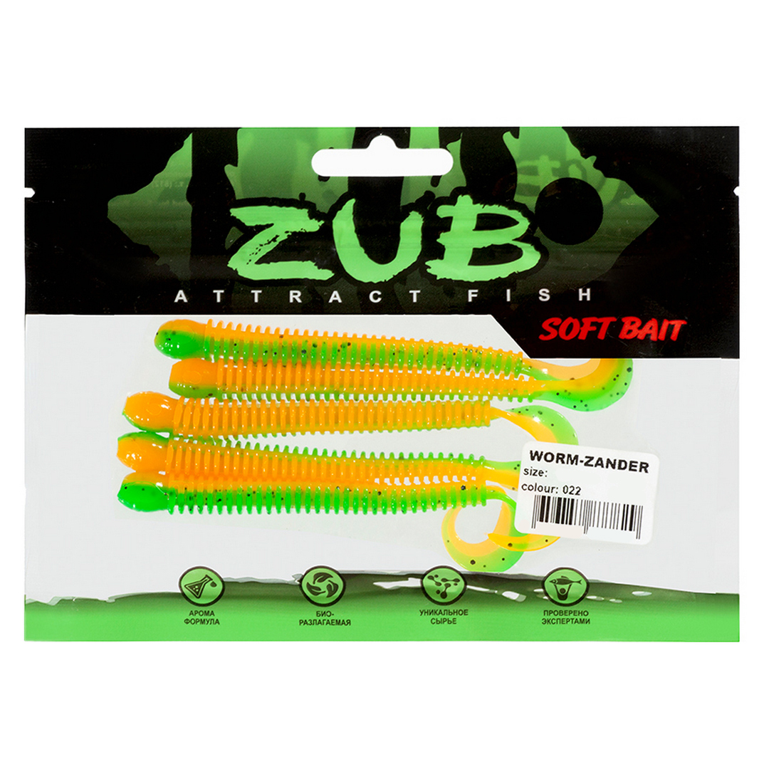 Твистер ZUB Warm-Zander 4.3 022 01