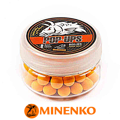 Бойлы Minenko Pop-Up плавающие  8мм (Orange Plum (оранжевая слива))