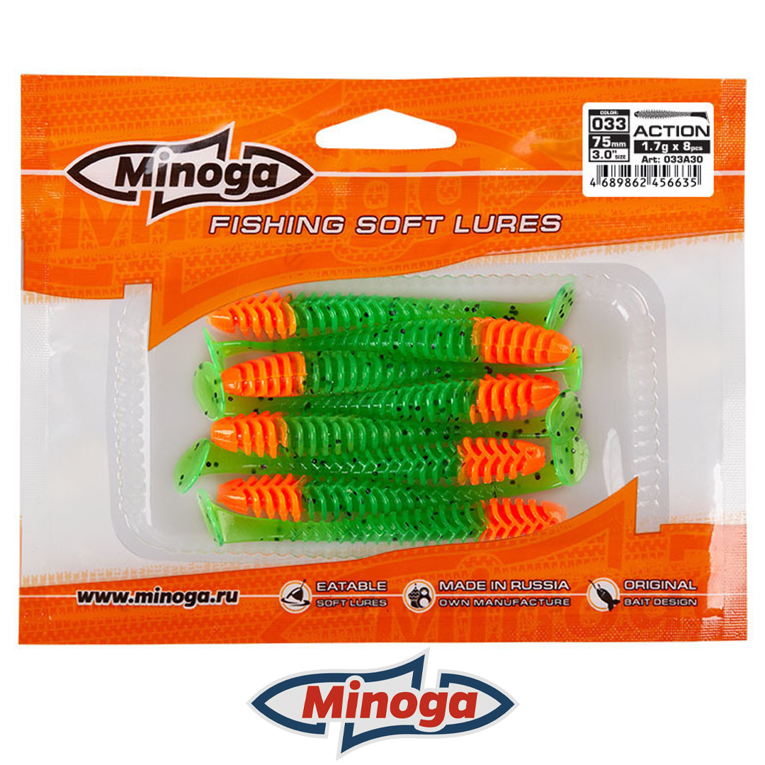 Виброхвост Minoga Action 033 3