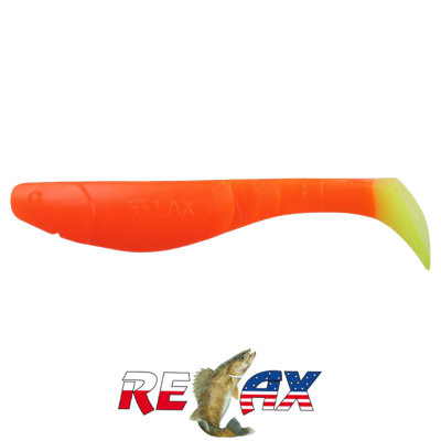 Виброхвост Relax Kopyto 4.0"L Tail (T042 orange silk)
