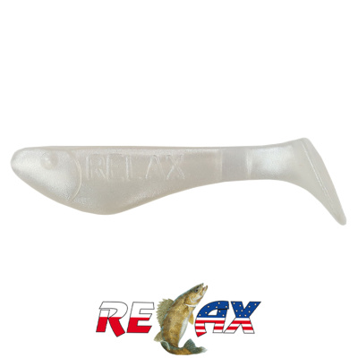 Виброхвост Relax Kopyto 1.0" Standart (S007 white pearl)