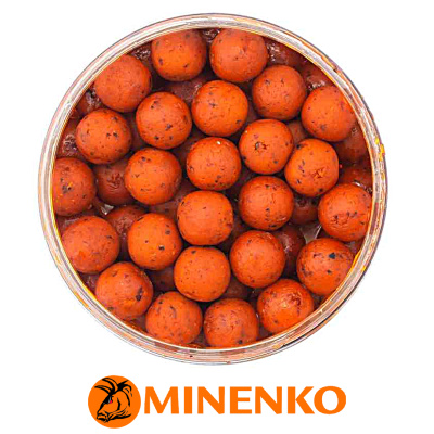 Бойлы Minenko варёные Busters в дипе 14мм (Mandarine (мандарин))