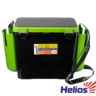 Ящик зимний Helios FishBox односекционный 19L (2,1/130кг. 50×25,5×32см, 19л.зеленый)